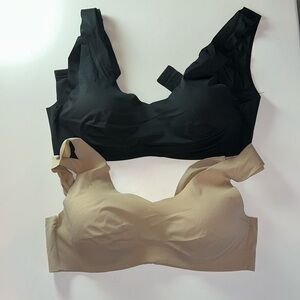 Hanes double layer smoothing bra 2 pack size M